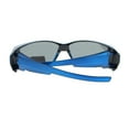 thumbnail image 4 of Womens Rhinestone Rectangular Polarized Fit Over Glasses Sunglasses Blue Black, 4 of 4