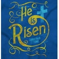 thumbnail image 2 of He Is Risen Jesus Christ Christian Women's Graphic T Shirt Tees Brisco Brands X, 2 of 6