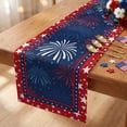 thumbnail image 7 of WSBDENLK Independence Day Table Runner 13*70Inch, 4th of July Fireworks Decorative Table Flag for Home Dining Kitchen Party, Patriotic Home Decor USA#1-13*70in USA0704, 7 of 7