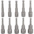 thumbnail image 1 of EcoNesxp 1/4 15mm Set Magnetic Hex Socket Set Magnetic Drill Bit Socket Hex Socket Set Inch For Quick Change Chuck 10 Piece Set Impact Driver Socket Bits, 1 of 5