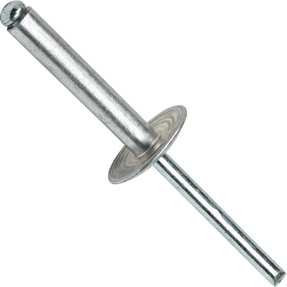 Mandril Pop Rivets Fastenere con cuerpo de aluminio con brida grande y cuerpo de acero