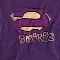 thumbnail image 2 of Superman T-Shirt Bizarro Logo Distressed Unisex Graphic Tee For Men & Women, 2 of 7