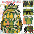 thumbnail image 2 of Herdesigns Cute Pear Backpack with Lunch Box Fruit Lightweight Large Travel Work Laptop Backpacks Set Casual Daypacks, 2 of 8