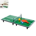 thumbnail image 2 of Small Ping Pong Table Foldable Children's Table Tennis Table Portable Wooden Children's Educational Toys with Racket and Ball for Home Park Indoor, 2 of 9