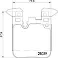 thumbnail image 2 of Hella 355021341 OEM - OE Formulated Friction Material Fits select: 2012-2013 BMW 328 I SULEV, 2014-2015 BMW 328 I, 2 of 3
