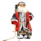 thumbnail image 1 of Muñeco de Papá Noel de pie Figuras de Papá Noel Adornos para Nuevo A, 1 of 7