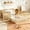 Natural, variant on Bellemave Full Montessori Floor Bed with High Rails & Door and Slats, Wooden Easy Assemble Full Size Beds Frame with Guardrails, No Box Spring Needed,Gray