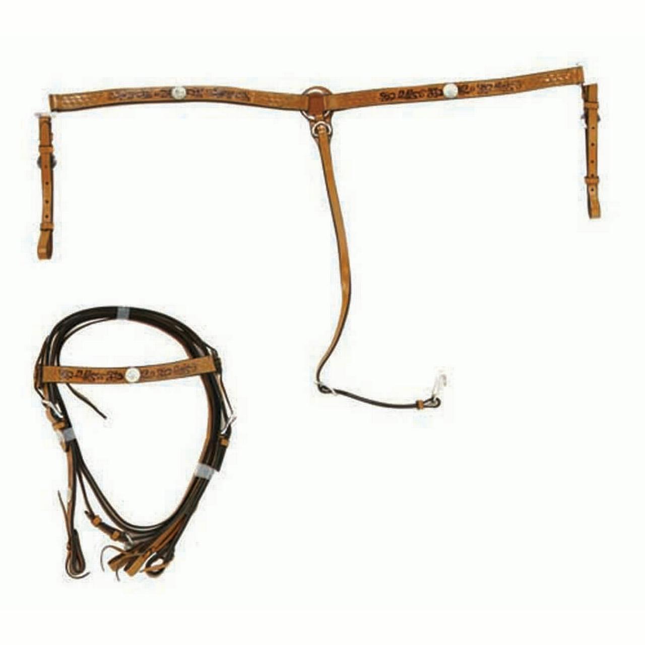 102 Matching Headstall and Breast Collar ACC102LY