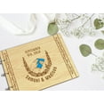 thumbnail image 6 of Darling Souvenir Personalized Engraved Laser Cut Wedding Guest Book Wooden Cover Sign-in Book Registry Guestbook Scrapbook-24, 6 of 7