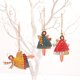 thumbnail image 4 of Decoración navideña arte del hierro creativo pintado a mano ángel niña colgante Navidad, 4 of 6