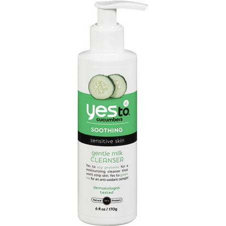 Yes To Cucumbers Gentle Milk Cleanser, 6 Fl Oz