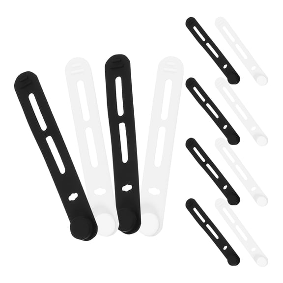 40Pcs Reusable Cable Ties Silicone Wire Organizers Cable Cord Managers Home Accessory