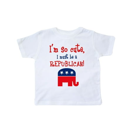 

Inktastic So Cute Republican Gift Toddler Boy or Toddler Girl T-Shirt