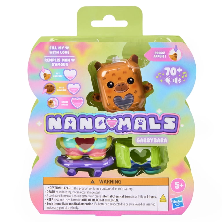Hasbro Nano-mals Gabbybara the Capybara Electronic Pet