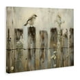thumbnail image 3 of Fence Perched Country Bird Canvas Art, 40 x 30, Design By Artist Arlington Prints, 3 of 7