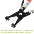 thumbnail image 3 of RELAX Auto Hose Clamp Plier Repair Tool Set Swivel Flat Band for Removal and Installation of Ring Car Angled Clip Plier Cable Type Pliers Tube Bundle Removal Repair Maintenance Tool, 3 of 7