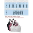 thumbnail image 4 of KingShop Womens Sports Bras Ladies Yoga Vest Workout Push Up Yoga Bra Gym Crisscross Sports Crop Tops Fitness Gym Vest Underwear with Removable Cups, 4 of 8