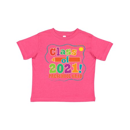 

Inktastic Class of 2021 Preschool Graduation Gift Toddler Boy or Toddler Girl T-Shirt