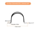 thumbnail image 2 of Unique Bargains 22Pack 2-1/2' Cable Clamp U Shape Stainless Steel Rubber Cushioned Pipe Strap, 2 of 5