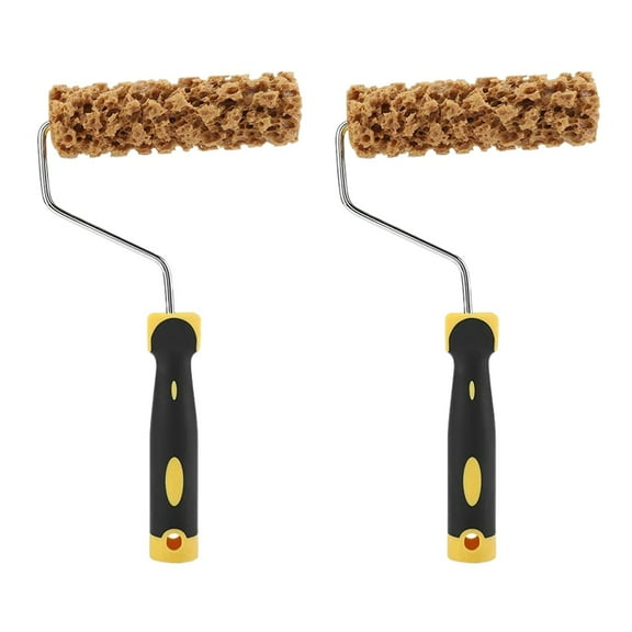 2X M60 Seaweed Sponge Roller Brush Imitation Seaweed Sponge Roller Pattern Liquid Wallpaper Paint Texture Tool
