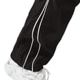 thumbnail image 5 of Uwinwear Men's Parachute Sweatpants,Y2k Baggy Track Pants with Pockets,Outdoor Drawstring Wide Leg Casual Trousers Streetwear,Black,XXL, 5 of 7