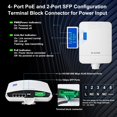 thumbnail image 4 of Switch de red exterior MokerLink de 6 puertos Gigabit PoE IP65, 4 of 8
