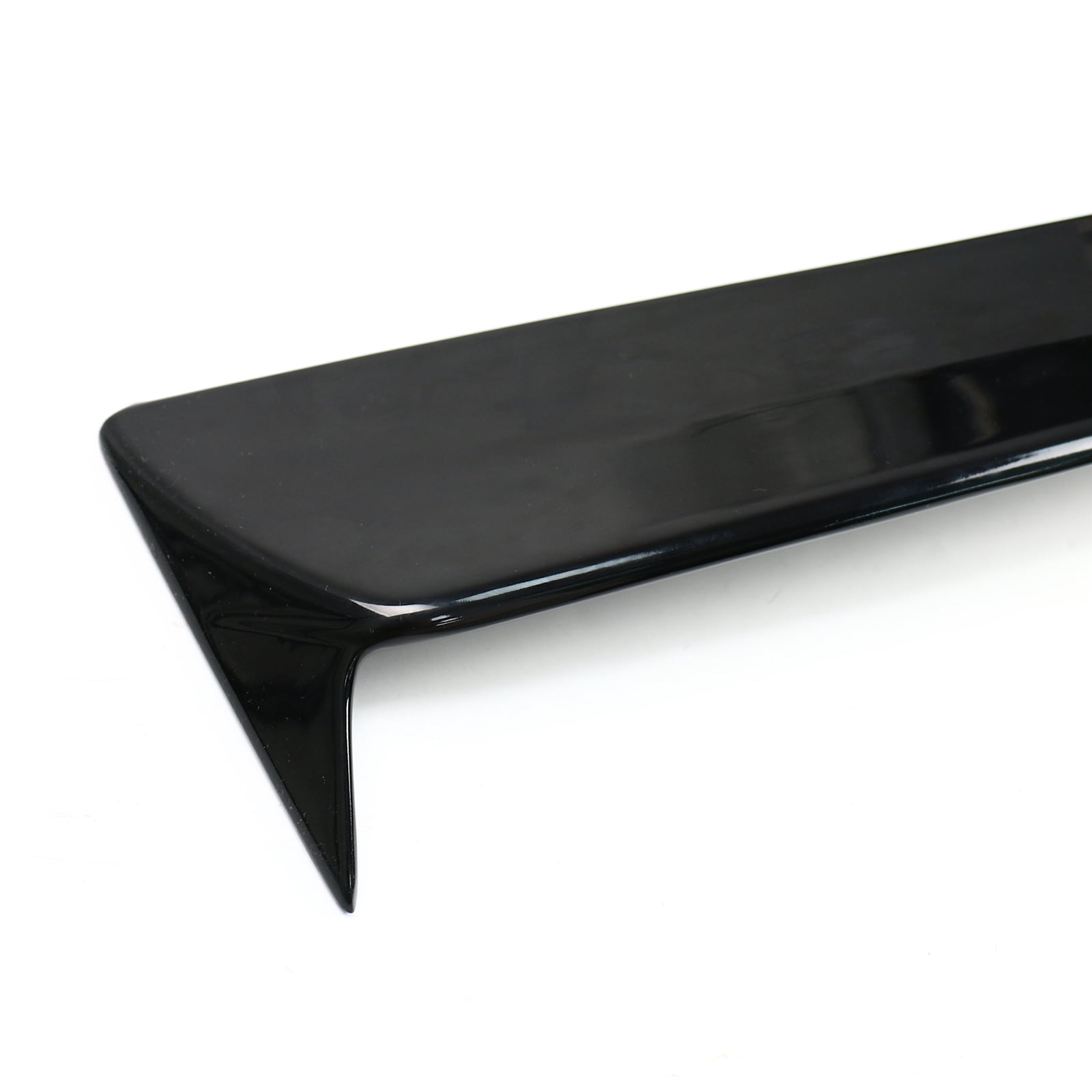 Ikon Motorsports Rear Roof Spoiler for 2020-2025 Tesla Model Y Gloss Black Shade Sun Vent Rain Deflector Blow Molding ABS