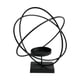 thumbnail image 1 of Candelabro,Candelabro de té,candelabro,soporte decorativo,Candelabro de metal con forma de vela de té,adorno de hierro para boda,Centro de mesa para Redondo negro, 1 of 8