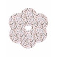 thumbnail image 7 of 15 Inch Round Placemats Set of 6, Pink Bunny Floral Easter Non Slip Heat Insulation PP Table Mats, Elegant Pastoral Spring Floral Rabbits Washable Place Mats for Kitchen Dining Party Table Decor, 7 of 7
