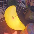 thumbnail image 2 of Regalo de Navidad Black Sales Friday Cyber Sale Monday Deals Linda luz nocturna para niños, bebé, guardería, dormitorio, lámpara LED,juguete de regalo para niños pequeños, luna (amarillo) oso de fresa Electrónica, 2 of 6