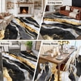 thumbnail image 6 of Rectangle Area Rug 5x8ft,Gradient Black White Marble Texture Washable Carpet Non-Slip Runner Accent Rugs Indoor Floor Mat for Bedroom Living Room Decor,Modern Abstract Art, 6 of 9
