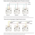 thumbnail image 4 of Tuya Smart Switch Wifi and Rf Radio Frequency Smart Switch Zero Fire Line 3 Switch, 4 of 5