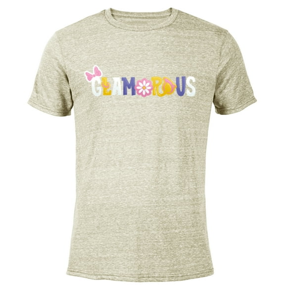 Disney Mickey and Friends Daisy Duck Glamorous - Short Sleeve Blended T-Shirt for Adults - Customized-Yellow