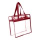 thumbnail image 1 of Bolsa de maquillaje transparente para deportes, playa, viajes de negocios y desplazamientos. Rojo, 1 of 9