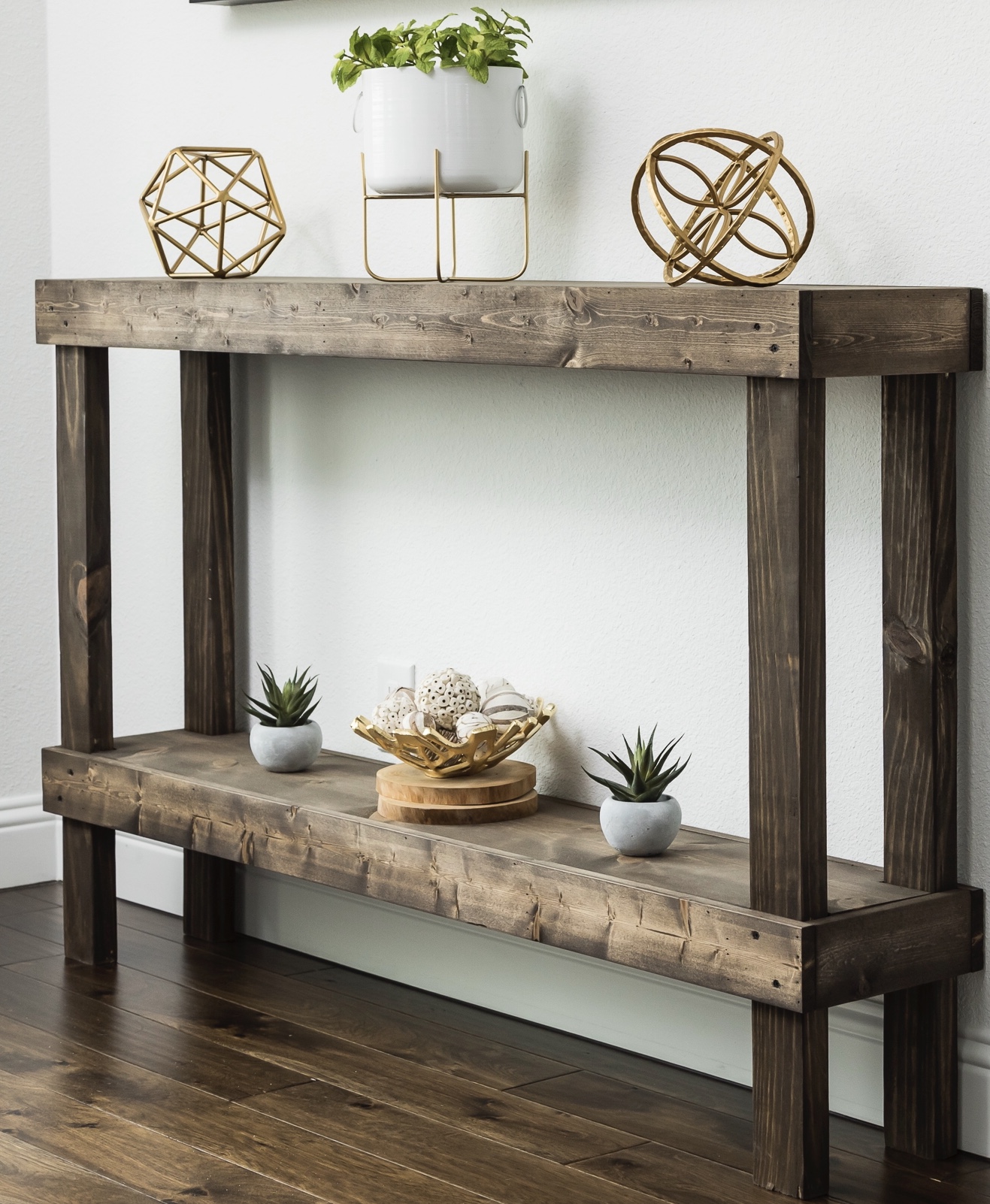 Rustic Console Table Furniture Home Living Kromasolcom