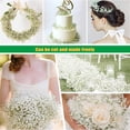 thumbnail image 2 of KAZETEC Babys Breath Artificial Flowers, 5Pcs Fake White Babys Breath Flowers Artificial Bulk, Real Touch Faux Babies Breath Gypsophila Bouquet for Wedding Floral Arrangement Party Decor, 2 of 7