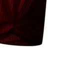 thumbnail image 5 of CEHVOM T-Shirt Sans Manches à Col Rond Noué Mode Décontractée Multicolore Couleur Unie, 5 of 5