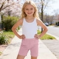thumbnail image 2 of AWZXDE Toddler Shorts Cotton Baby Girls Soft Elastic Waist Bike Shorts for Dance Sports Crawling, 2 of 6