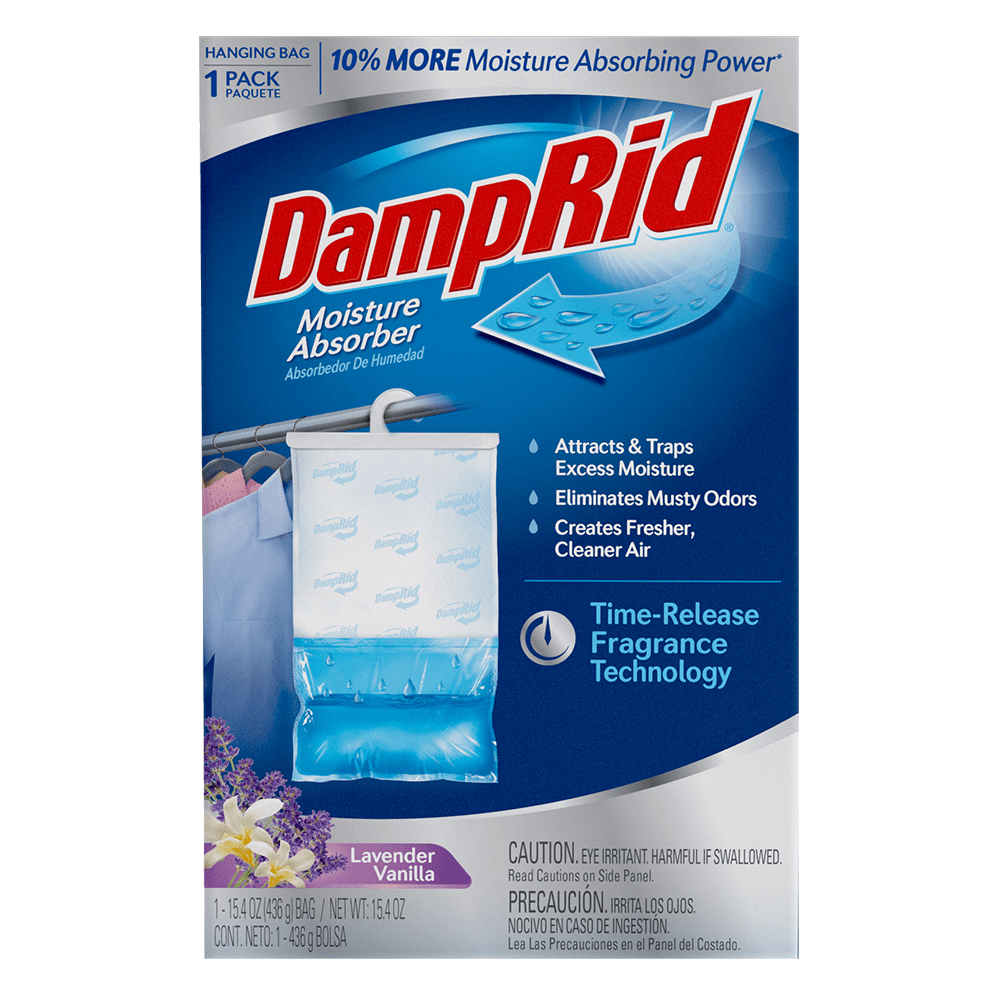 DampRid Hanging Moisture Absorber, Lavender Vanilla, 15.4 Ounce