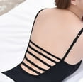 thumbnail image 5 of Xfvqtps Camisole Tops for Women Padded Spaghetti Strap Scoop Neck Sleeveless Backless Tank Tops Black, 5 of 7