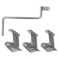 thumbnail image 1 of Nimomo 20 Pcs Tendeur De Fil De Clôture Durable Tendeur De Fil De Clôture Fixation Ferme Outil De Tendeur De Fil De Clôture en Acier avec Poignée De Serrage pour Jardin Ferme, 1 of 14