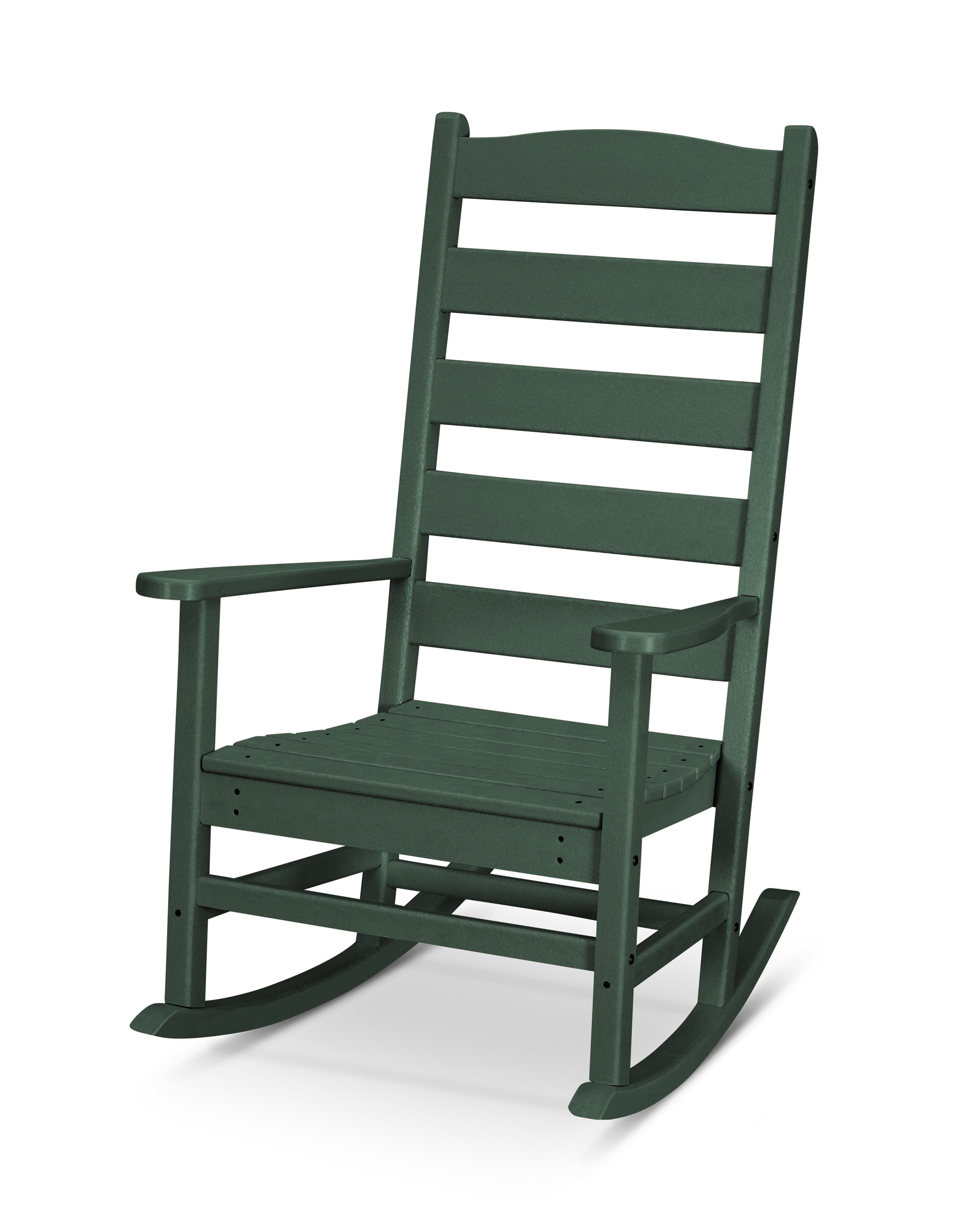 polywood® shaker porch rocking chair in mahogany