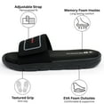 thumbnail image 5 of Alpine Swiss Gabe Cloud Slide Sandals For Men Shock-Absorbing Foam Insole With Arch Support, Adjustable Strap, Waterproof Anti-Slip Mens Slides For Recovery Gym Daily Wear, 5 of 8