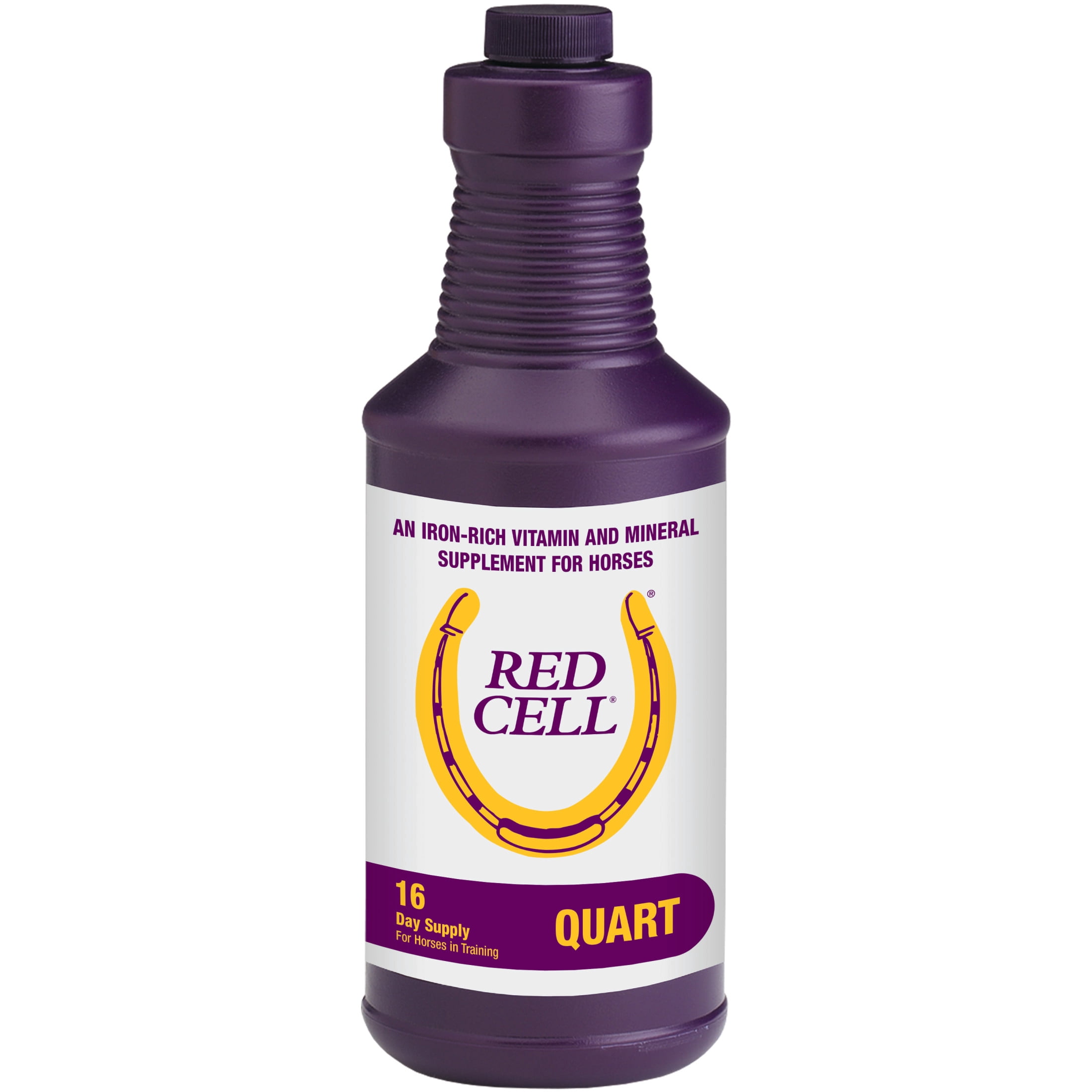 (4 pack) Horse Health Red Cell Vitamin-Iron-Mineral 32 oz 16 Day Supply