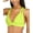 Green, variant on CREAMSICLE Clear Skies Halter Bikini Swim Top, US Medium