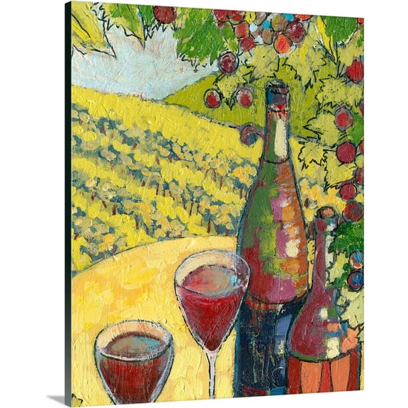 Great BIG Canvas | "SIP 2010 - Celebrating Oregon Wine Country" Canvas Wall Art - 24x30