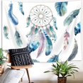 thumbnail image 1 of Girly Tapestry Bohemian Feather Small Tapestry Hanging In The Bedroom, 1 of 3