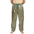thumbnail image 2 of Up2date Fashion's Men's Tie Print Satin Lounge / Sleep Pants, 2 of 2