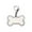 Silver-A6, variant on WD-Forest Personalized Stainless Steel Dog Tag Bone Shape Pet ID Tag with 4 Lines of Customizable Text Durable & Glitter Bone ID Tag for Puppy Cat #A1