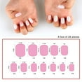 thumbnail image 2 of 1 Juego de 24 Uds. De uñas postizas cortas para niños, uñas postizas de cobertura completa para niñas pequeñas, 2 of 5